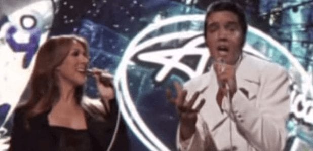 Elvis Celine Dion If I Can Dream