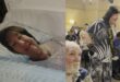 80-year-old Shelvy Neal speaking at her own living FOMO funeral