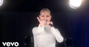 Celine Dion singing Hymne a l'amour on the Eiffel Tower at the 2024 Paris Olympics