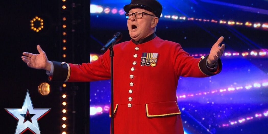 Chelsea Pensioner Colin Thackery singing Wind Beneath My Wings at his 2019 Britain's Got Talent audition