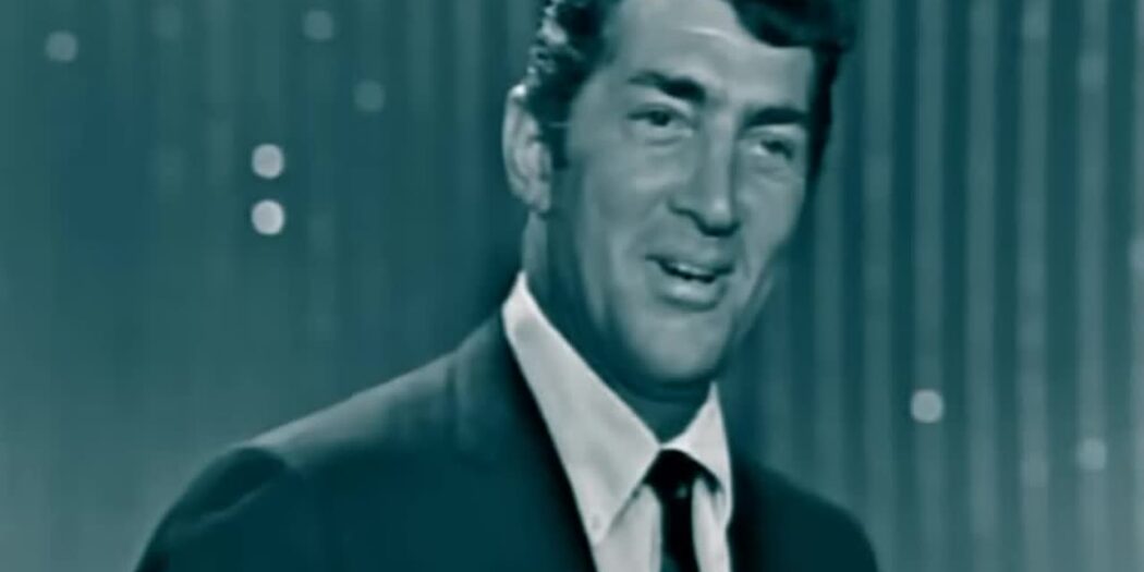 Dean Martin smiles as he sings Everybody Loves Somebody in a 1964 TV performance