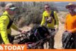 Deputies rescue Atlas, a 130-pound dog, from a mountain trail