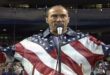 Lee Greenwood singing God Bless the USA at Yankee Stadium before Game 4 of the 2001 World Series