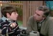 Mister Rogers talks with young Jeff Erlanger in his wheelchair on Mister Rogers' Neighborhood