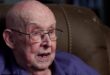 WWII D-Day veteran Jake Larson during an interview with the American Veterans Center