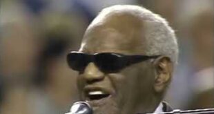 Ray Charles singing America the Beautiful before Game 2 of the 2001 World Series