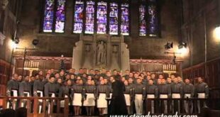 The West Point Cadet Glee Club singing Mansions of the Lord